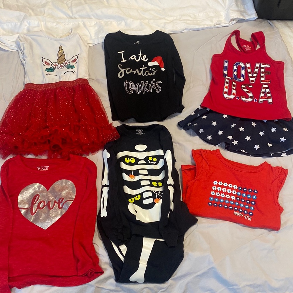 Lot of holiday clothes size 4T